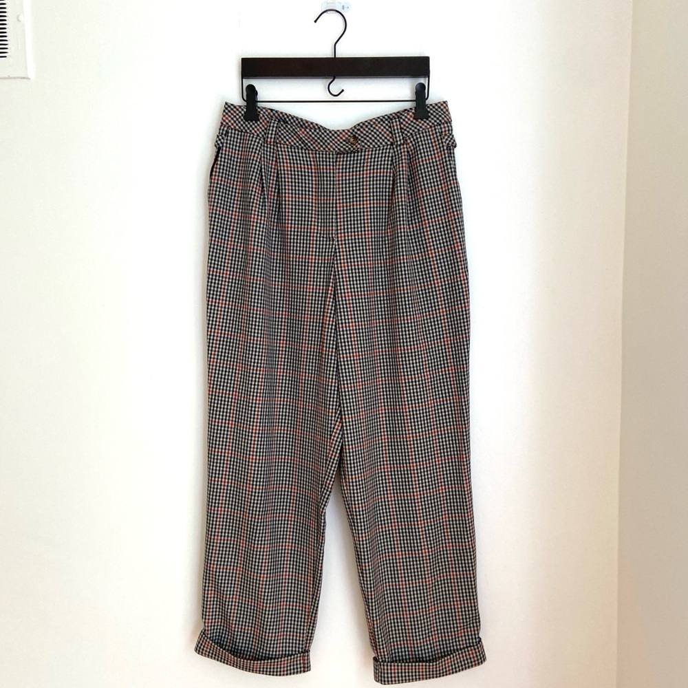 Topshop // checkered trousers